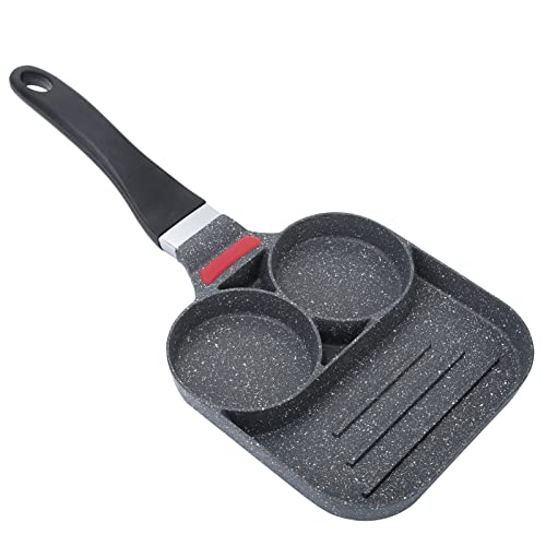 Gavigain Egg Frying Pan, Non Stick Omelette Pan Pancake Maker, Breakfast Pot for Fuel Gas Stove