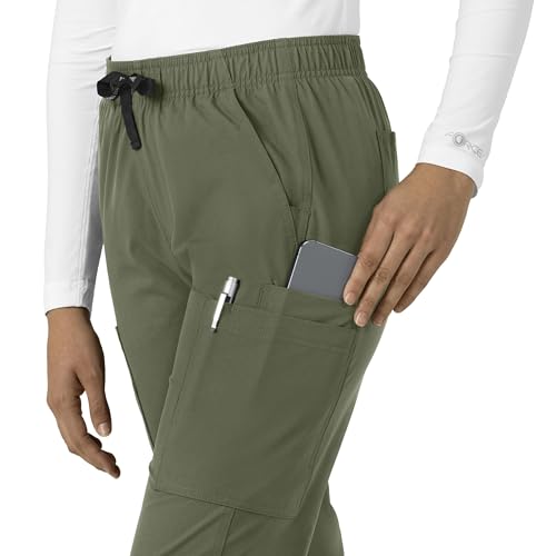 Carhartt Force Essentials Women's Straight Leg Scrub Pant, Olive, 5XL - image 2