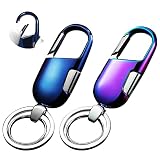 wolksprong Car Keys Keychain, 2 Pack Heavy Duty Keychains For Men and Women with Elegant Metal Box
