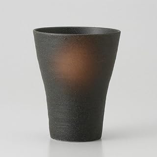 せともの本舗 Kurobizen Shochu, 3.9 x 3.9 x 4.8 inches (10 x 10 x 12.2 cm), Free Cup