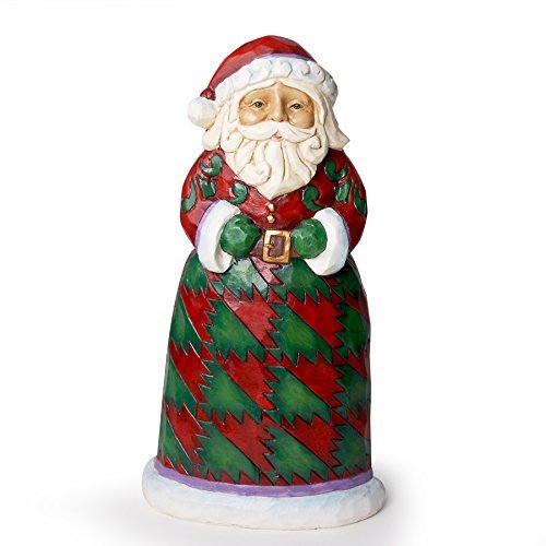Figue Père Noël rouge et vert JS HWC aux finitions artisanales