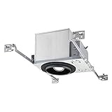 Juno Lighting IC4AL-10LM-27K-90CRI-FL-120FRPC Internally Adjustable LED Down Light Fixture 120 Volt 16.4 Watt 90 CRI 2700K 1000 Lumens Bronze White