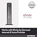 NETGEAR Nighthawk Cable Modem WiFi Router Combo with Voice C7100V - Supports Xfinity Cable & Voice Plans Up to 600Mbps, 2 Phone Lines, AC1900 WiFi Speed, DOCSIS 3.0