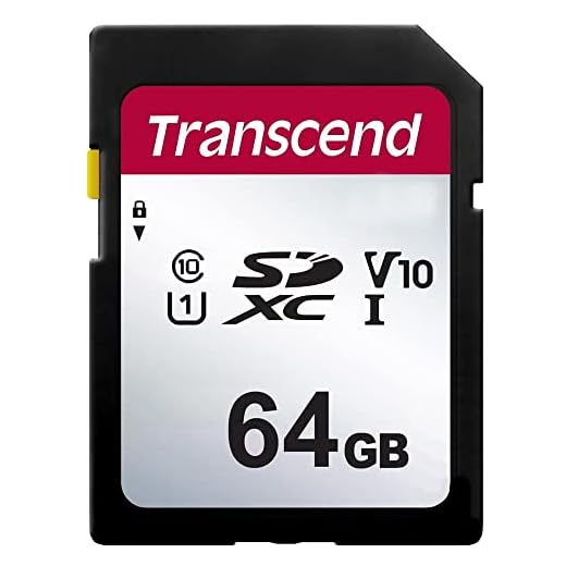 Transcend 64GB SD Card for Nikon Cameras