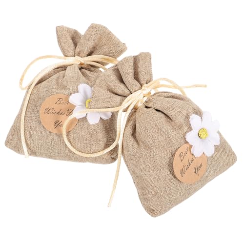 MAGICLULU Bolsitas Perfumadas para Armario y Cajones De Algodón y Lino Aroma a Gardenia, 2 Piezas, Ambientador Natural para Dormitorio y Zapatero