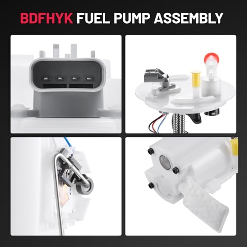 Image of BDFHYK Electric Fuel Pump Module Assembly E2465M Compatible with Ford Freestyle 2005 2006 2007 3.0L V6 Replace 5F9Z9H307AA, 6F9Z9H307A, 69182, FG1200, HP10119, P76175M