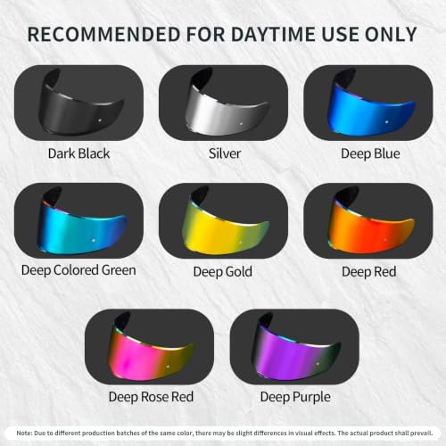 Image of PSLER Sedici Strada 2 Visor - Sedici Strada 2 and Strada 3 Face Shield Motorcycle Helmet visor Accessories Replacement for LS2 FT2 VECTOR Sedici Strada 2 Strada 3 FF801 FF397,Deep Gold