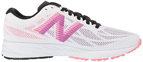New Balance Women's 1400 V6 Running Shoe, White/Voltage Violet/Guava, 8 #TOP5