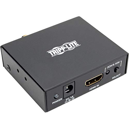 Extracteur HDMI de salon Tripp Lite convertisseur audio 4K pour soirée cinéma