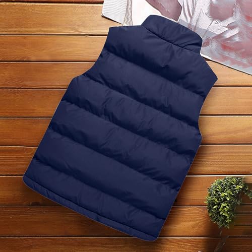 Colete esportivo masculino de inverno, sem mangas, com gola lisa, leve, quente, para trabalho, roupa
