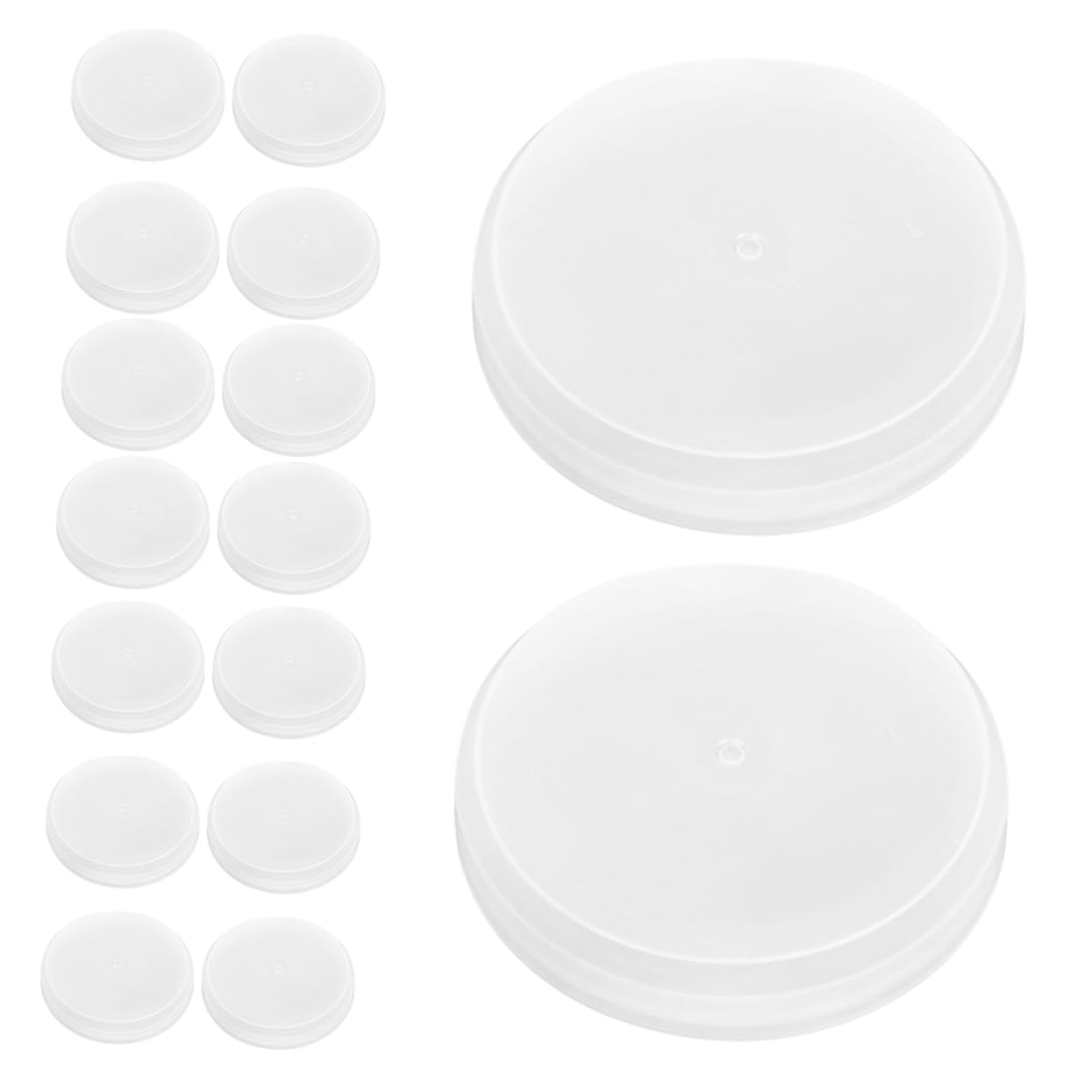 60pcs Plastic Bucket Lid Oil Drum Plug Barrel Caps Oil Drum Caps Bung Caps Oil Barrel Plug Drum Seal Caps Oil Bung Drum Plugs Barrel Lids Drums Sealing Plugs Water Drum Plug White CHILDWEET