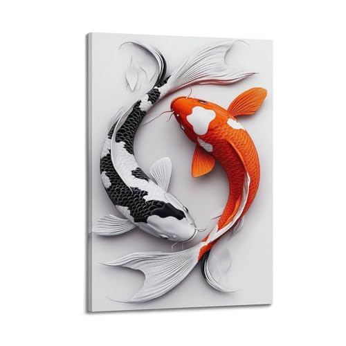 Sculpture murale koi ZHOUKEG pour créer une ambiance zen dans votre bureau