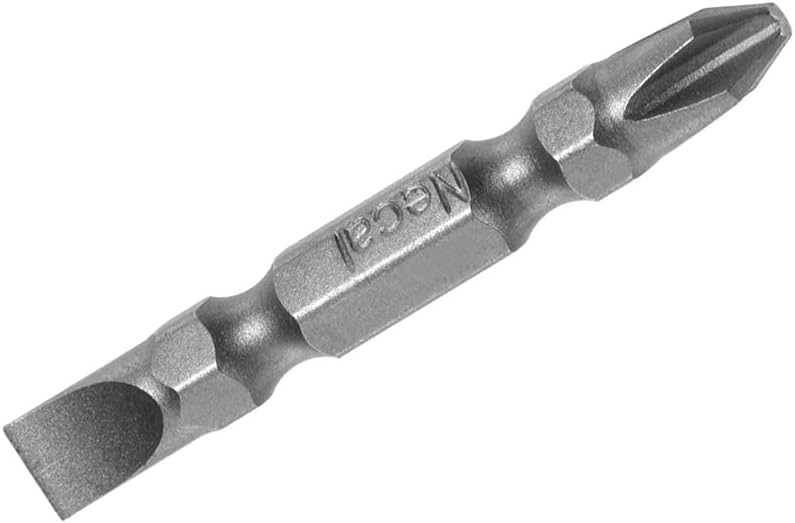 uxcell PH2/SL6 Magnetic Double Ended Screwdriver Bits, 1/4 Inch Hex Shank 3.94-inch Length S2 Power Tool