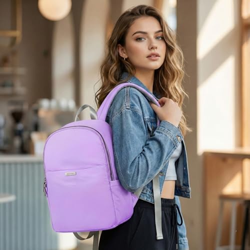 Image of VISMIINTREND College Backpack for Women, Girls |fits 13 Inch Laptop| Nylon Casual Daypack|Stylish Backpack|Bags for Tution | School | Travel |New Year Gifts