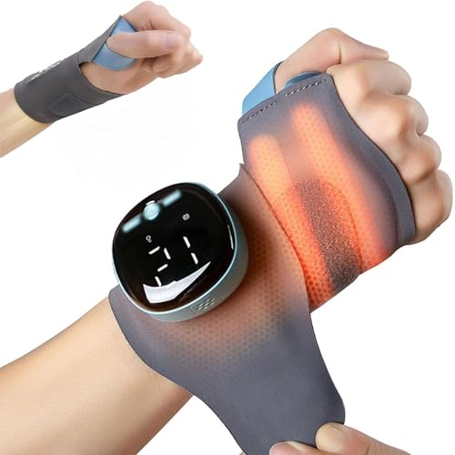 Masseur de poignet électrique chaleur graphène 5 modes 9 niveaux