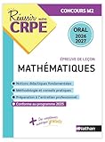  Réussir mon CRPE Maths Admission Concours M2 oral 2026-2027