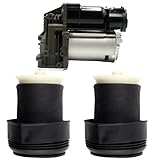 SCITOO Air Struts Suspension Kits Shocks Spring Air Compressor Pump fit for BMW for X5 2007-2013,for BMW for X6 2008-2015 Rear Suspension Kit