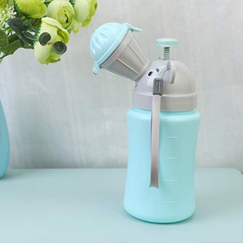 TOYANDONA Cute Portable Emergency Urinal Potty Toilet Elephant Pee Bottle Cup for Kids Camping, Car Travel, Outside (Green)