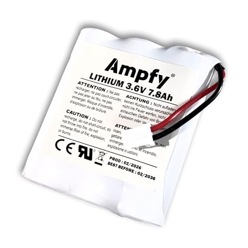 Pile Batterie BAT6416223 3.6V 7.8Ah 7800mAh | SIRÈNE Alarme Remplacement Compatible avec Delta Dore 6416223 / BP CLT 8000 Tyxal+ / Bat CLT 8000 TYXAL+ /...