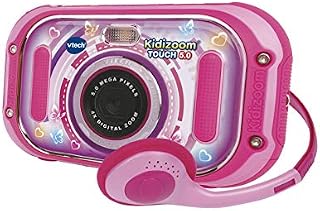 VTech Kidizoom Touch (Pink), Dual Lens Kids Camera, Digital Camera for Photos and Videos, Kids Action Camera with Fun Effects and Games, Kids Digital Camera for Girls and Boys Aged 6 Years+