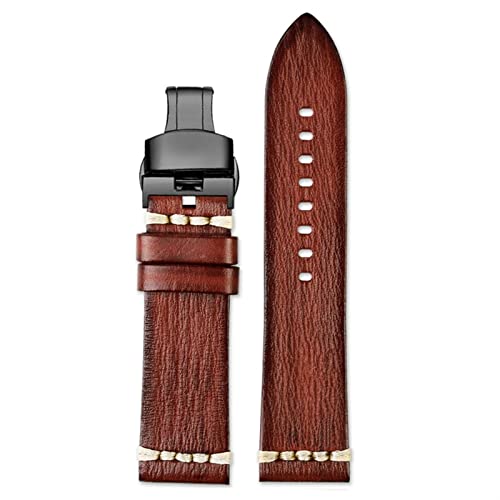 Bracelet cuir véritable PRG-650 PRW-6600 GA2000 vintage 24 mm agate