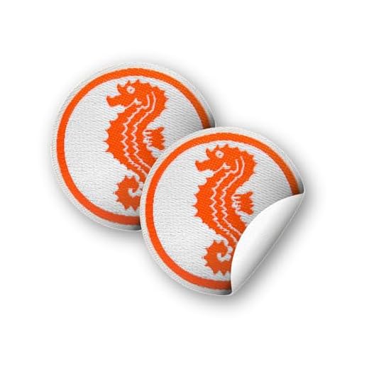 Seepferdchen® 2er Set offizielles Schwimmabzeichen zum Aufkleben | Seepferdchen Abzeichen | kein Nähen | kein Bügeln | einfach kinderleicht zum Aufkleben