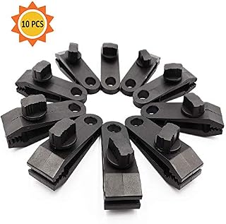Fortuning's JDS Tarp Clips, Heavy Duty Thumb Screw - Strong Lock Grip Tent