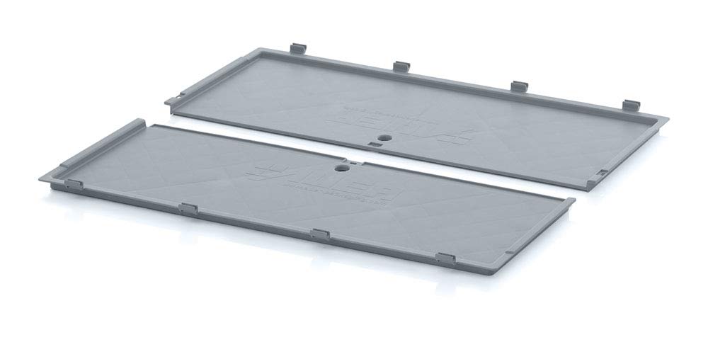 Auer Packaging Caja plegable profesional 60 x 40 x 42 cm con tapa, caja plegable en diseño profesional para almacenamiento, catering, ferias, manualidades, privado, coche, caravana, 60 x 40 x 42 cm,