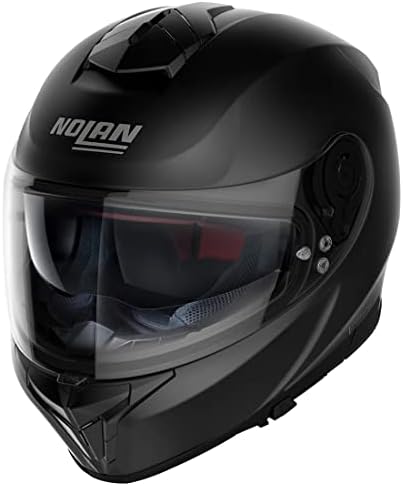 Nolan N80-8 Solid Motorcycle Helmet - Flat Black - Large