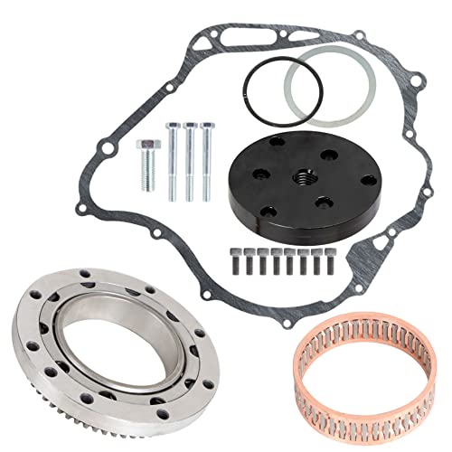 GXYWADY One Way Starter Clutch Kit Starter Clutch Gasket Bolts Kit Replacement for Yamaha V-STAR 1100 XVS 1100 1999-2009
