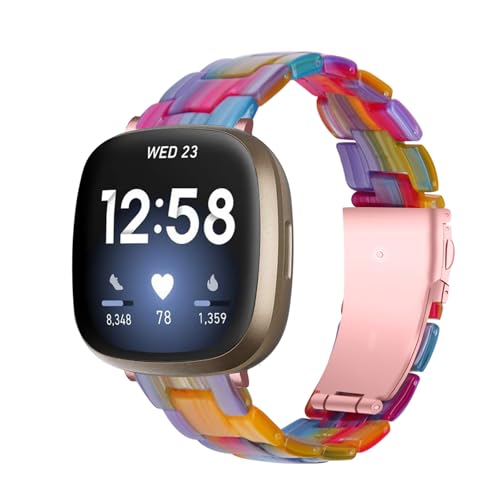 �t�@�b�V���������o���h�R���p�`�u�� Fitbit Versa 3/sense/versa 4/sense2,�j�����p�����p�r���v�o���h �X�|�[�c�p�ʋC���X�g���b�v�R���p�`�u��versa