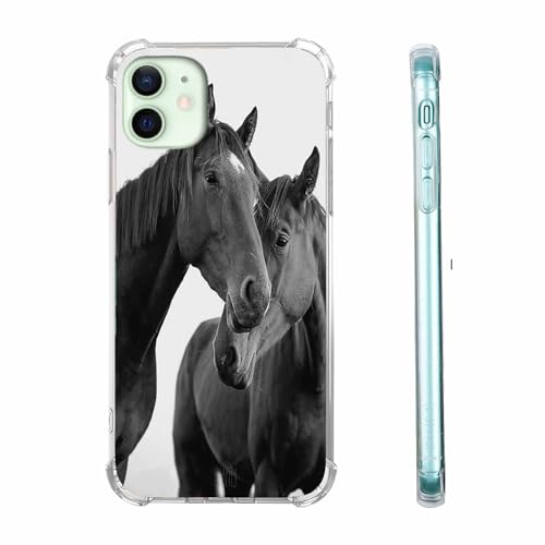 Coque iPhone 12 cheval antichoc pour éviter les rayures