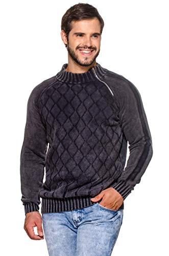 Blusa Tricô 100% Algodão Hungria 7160 COR:Preto;Tamanho:GG;Gênero:Masculino