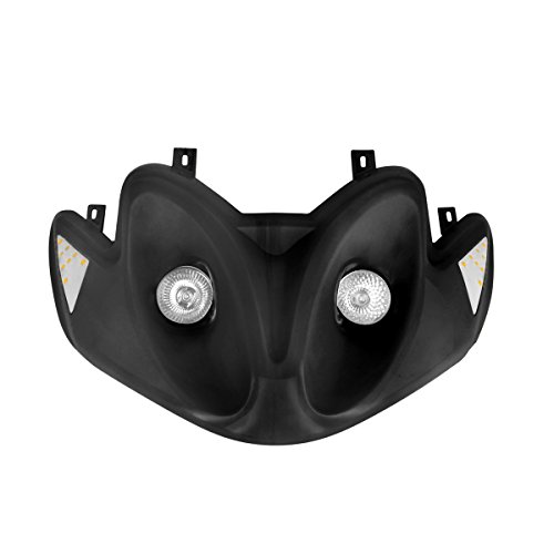 tnttu doble óptica con intermitente LED adaptador Mach G, Negro