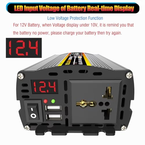 Inversor de corriente universal de 3000W para coche y autocaravana 2
