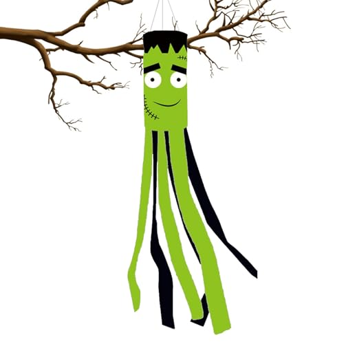 Manga de Viento de Halloween,Mangas de Viento de Halloween al Aire Libre | Banner de al Aire Libre Personalizado con Manga de de,Calcetín de de, Calcetines