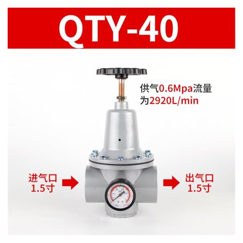 Régulateur de pression d'air à diaphragme QTY-40 pour stabiliser les gros débits - 2