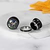 TBOSEN 8 PCS Dull Polish Fashion Ear Tunnels Plugs Gauges Stainless Steel Expander Stretcher Piercings