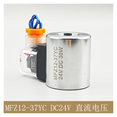 Bobine de solénoïde hydraulique MFZ12-37YC alésage 23mm 24VDC - 3
