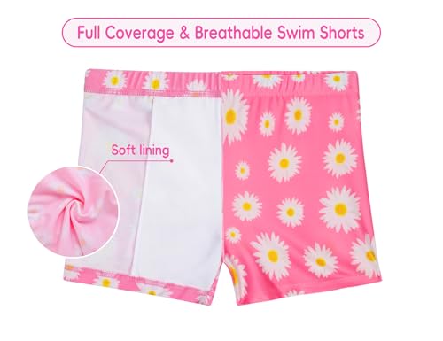 Image of Girls Swimsuit 2 Piece Rash Guard Set Short Sleeve Bathing Suits UPF 50+ Summer Beach Swimwear