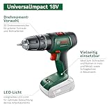 Bosch Akku Schlagbohrschrauber UniversalImpact 18 V (2 Akkus, 18 Volt System, im Koffer) - 3