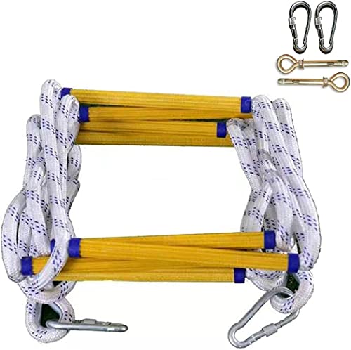 Échelle de corde charge 420 kg pour secours fenêtre 5 mètres