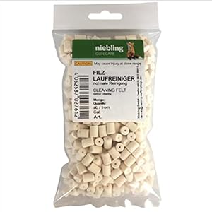niebling Filz-Laufreiniger Filzreiniger Laufreiniger zur Waffenpflege für Pistole Revolver Büchsen Gewehre Flinten (alle…