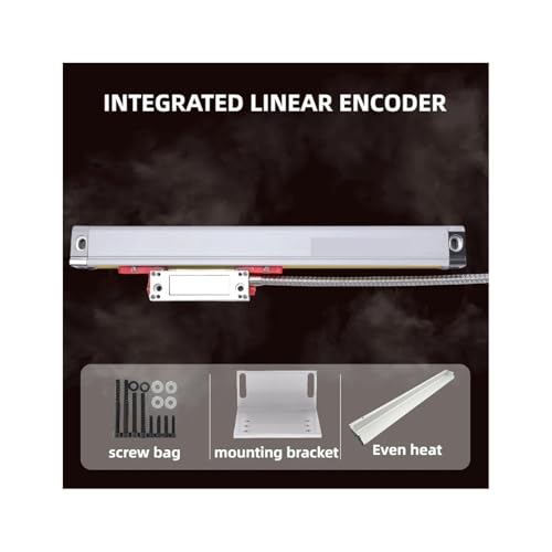 Escala lineal óptica 0.005mm con sensor para torno miniatura 2