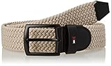 Tommy Hilfiger Herren Denton Elastic 3.5 Gürtel, Stone, 105 cm