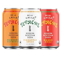Modern Mexican Soda | 6 Pack | 3 Flavor | Organic | Non-Alcoholic | Non-GMO | Pineapple Spice | Mango Chili | Mandarin