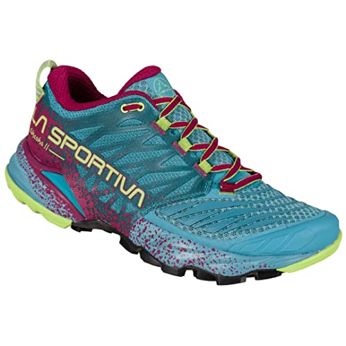 La Sportiva Akasha II Woman Green Banana/Lagoon, Scarpe da Trail