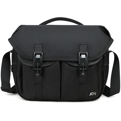 Padwa Lifestyle Black Camera Bag - Nylon Flap Camera Photography