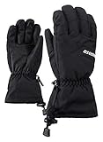 Ziener Kinder LETT AS glove junior Ski-Handschuhe / Wintersport | wasserdicht, atmungsaktiv, , schwarz (black), 4