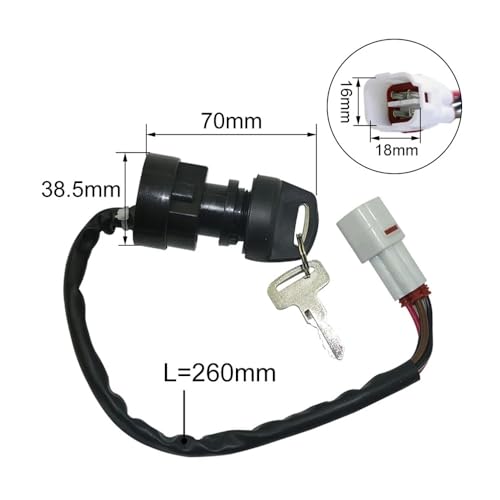 Interruptor de llave de encendido para solucionar fallos de arranque en tu ATV Wolverine 2
